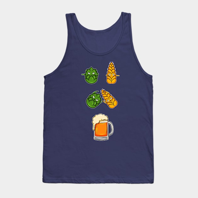 Beer craft pong brewers brewery oktoberfest gift idea present Tank Top by MARESDesign